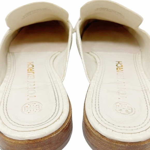 Tory Burch Georgia Loafer Mule Soft Croc Emboss - Picture 8 of 14